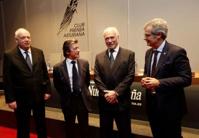 Ricardo Manrique, Fernando Castro, Luis F. Lozano y Juan Martínez Moya