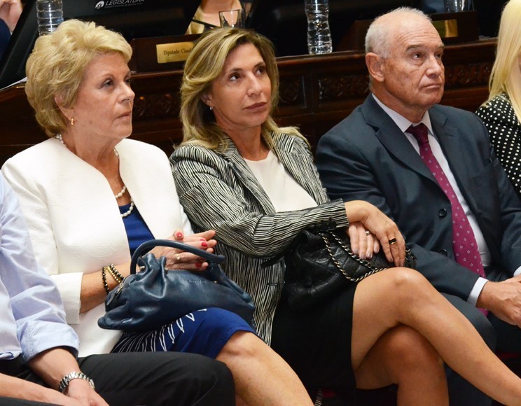 Ana María Conde, Marcela Basterra y Luis Cevasco