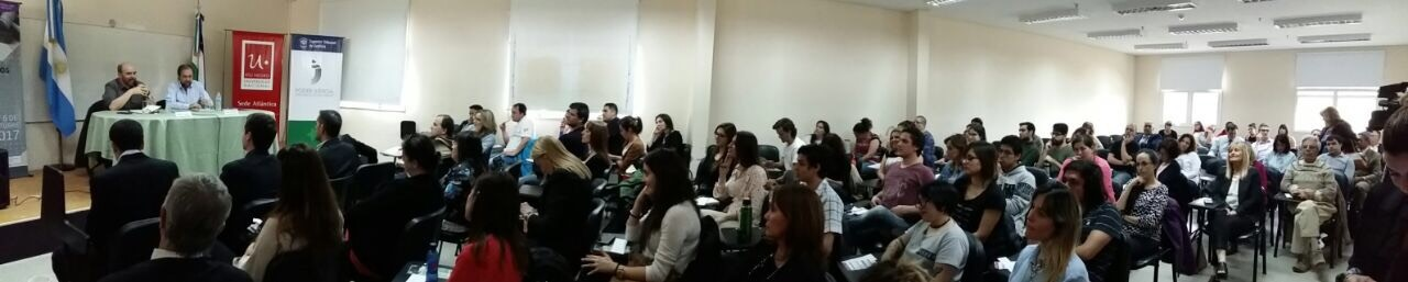 Omar Lavieri (periodista Infobae) y Kevin Lehmann (Vocero del Colegio de Magistrados de la Prov. de Buenos Aires)