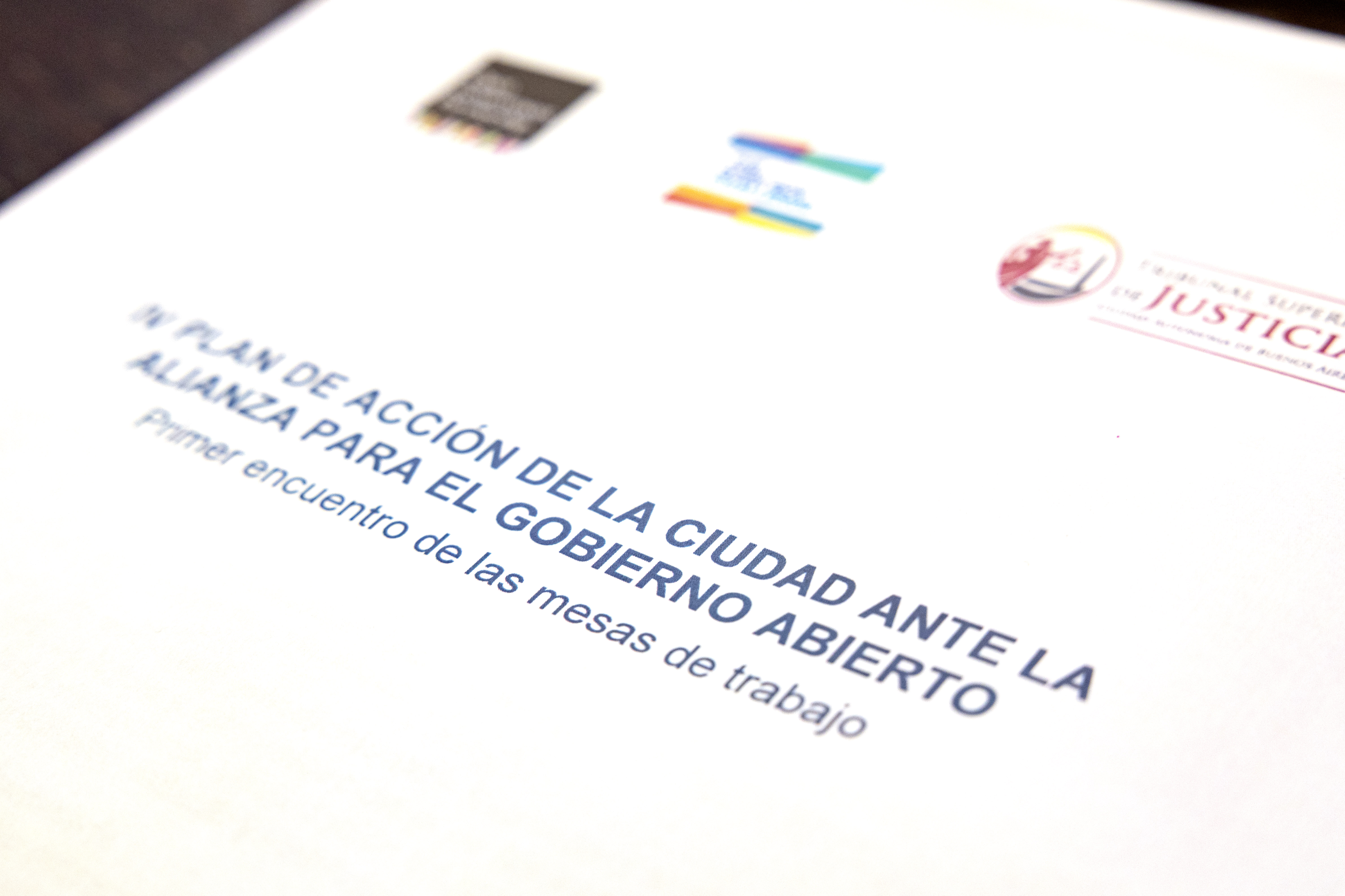 Programa de la primera mesa de trabajo del "IV Plan de Acción de la Ciudad ante la Alianza para el Gobierno Abierto"