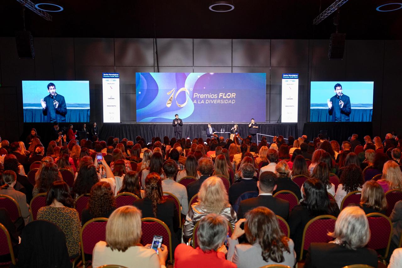 Auditorio en la 10º edición de los Premios FLOR.