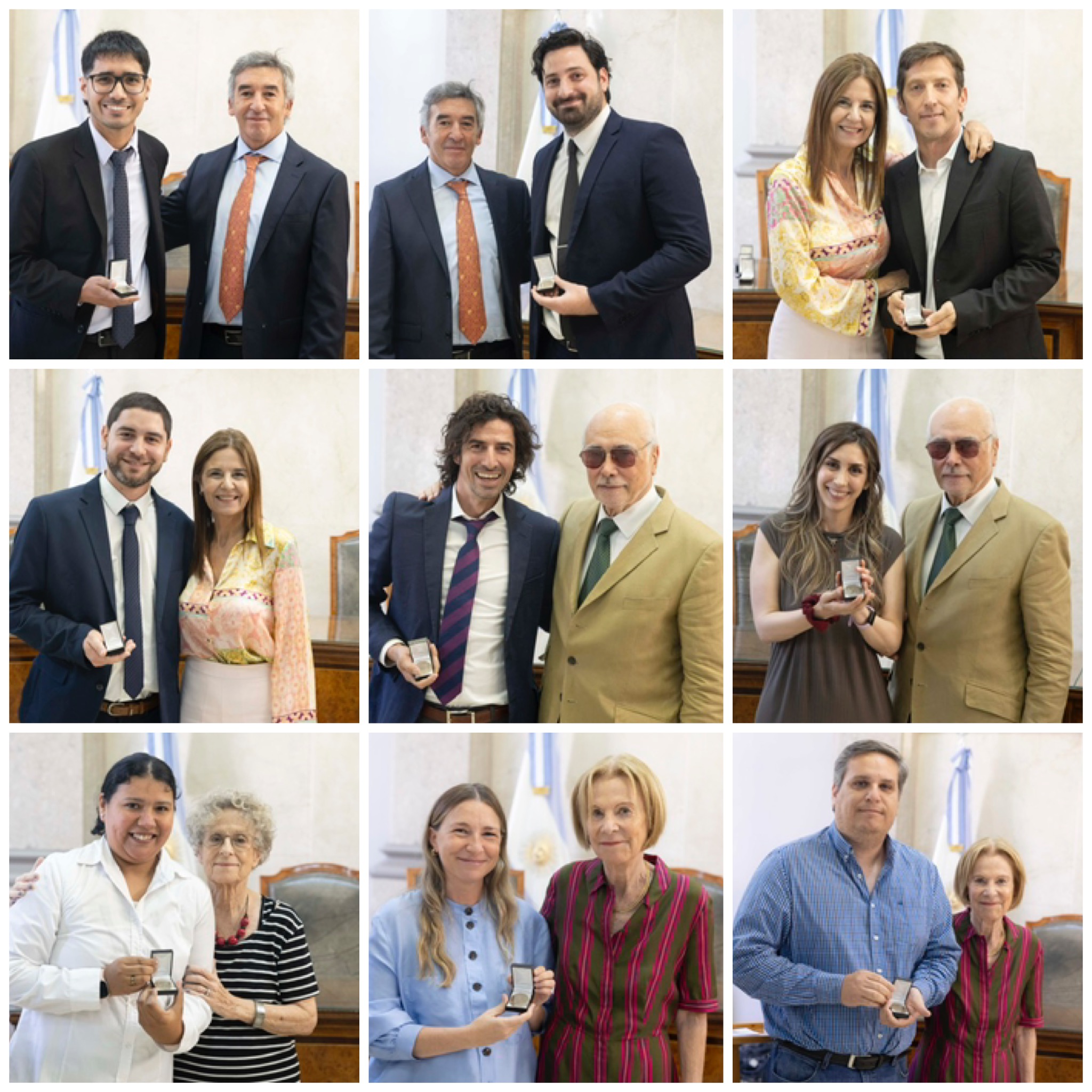 Reconocimiento a empleados y funcionarios del Tribunal por 10 y 20 años de servicio.